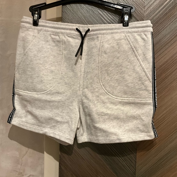 Burberry Pants - Burberry Light Gray Athletic Shorts